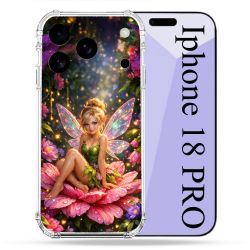 Coque Renforcée Pour Iphone 18 Pro Fantastique Fee Fleur