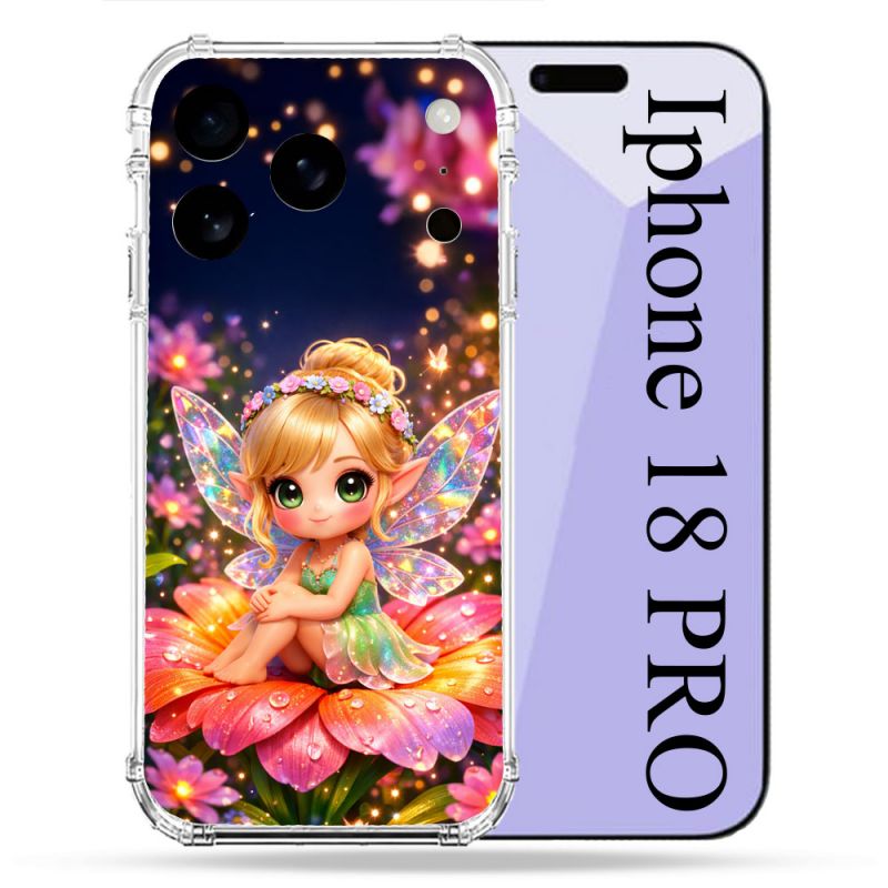 Coque Renforcée Pour Iphone 18 Pro Fantastique Fee Kawaii