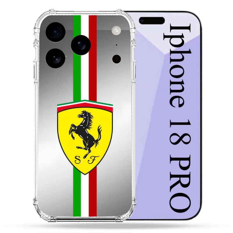 Coque Renforcée Pour Iphone 18 Pro Ferrari Ligne