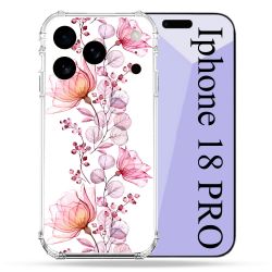 Coque Renforcée Pour Iphone 18 Pro Fleur Eclosion