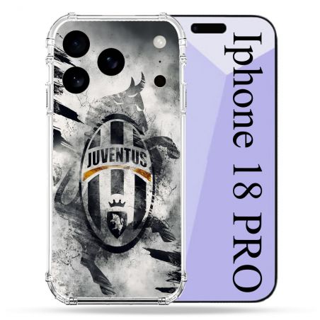 Coque Renforcée Pour Iphone 18 Pro Foot Juventus Turin