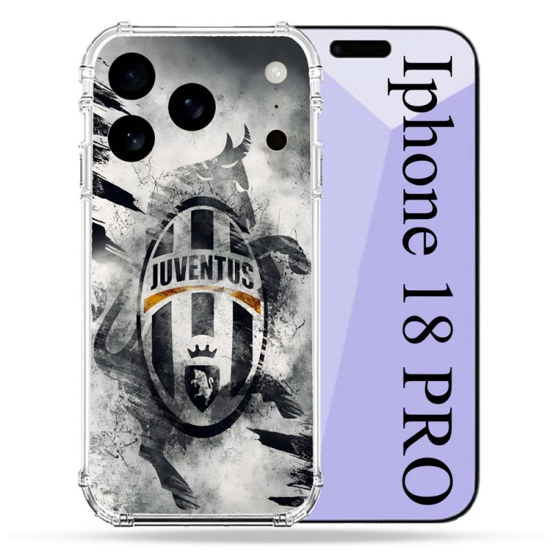 Coque Renforcée Pour Iphone 18 Pro Foot Juventus Turin