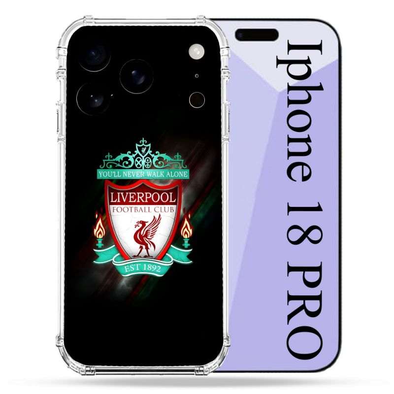 Coque Renforcée Pour Iphone 18 Pro Foot Liverpool