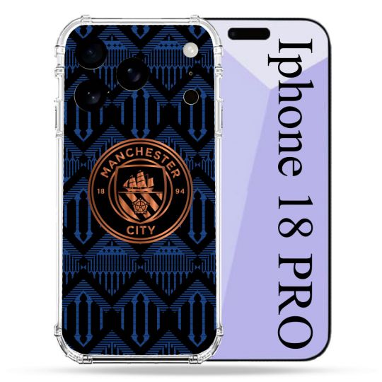 Coque Renforcée Pour Iphone 18 Pro Foot Manchester City