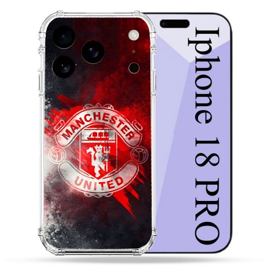 Coque Renforcée Pour Iphone 18 Pro Foot Manchester United