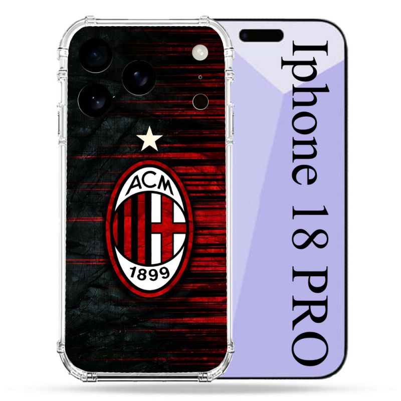 Coque Renforcée Pour Iphone 18 Pro Foot Milan AC