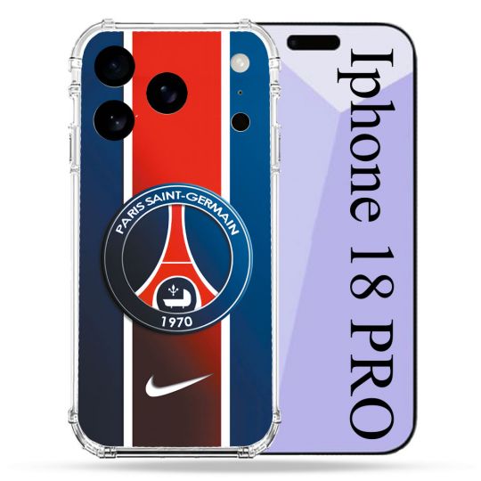Coque Renforcée Pour Iphone 18 Pro Foot PSG 1970