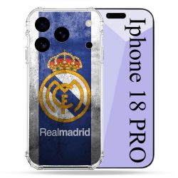 Coque Renforcée Pour Iphone 18 Pro Foot Real Madrid