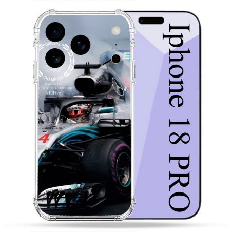 Coque Renforcée Pour Iphone 18 Pro Formule 1 F1 Mercedes Petronas