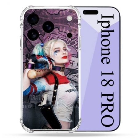 Coque Renforcée Pour Iphone 18 Pro Harley Quinn Batte