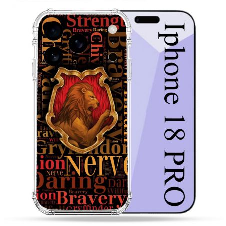 Coque Renforcée Pour Iphone 18 Pro Harry Potter Griffondor