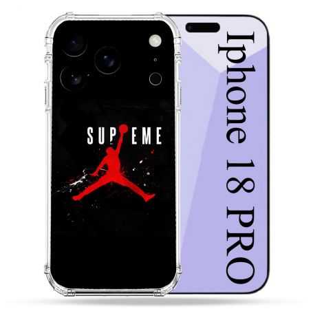 Coque Renforcée Pour Iphone 18 Pro Jordan Supreme Noir