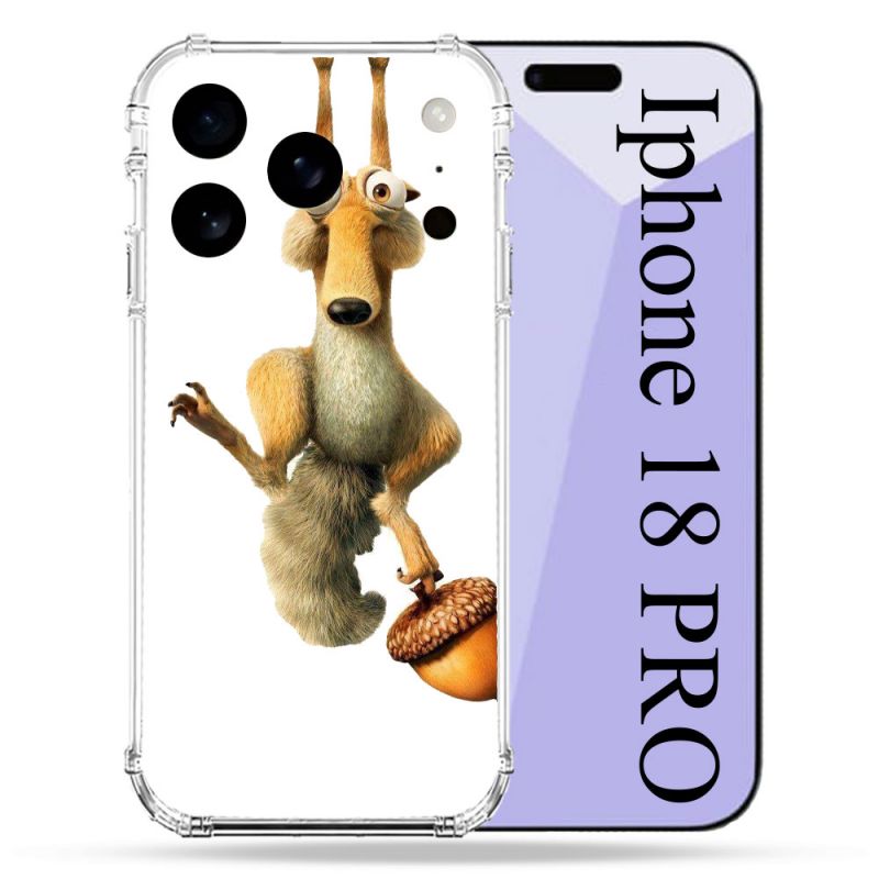Coque Renforcée Pour Iphone 18 Pro L'âge de Glace Scratch Suspendu