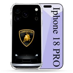 Coque Renforcée Pour Iphone 18 Pro Lamborghini Noir