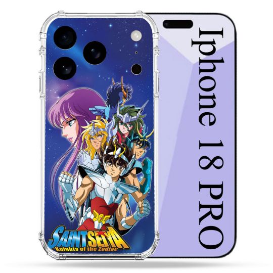 Coque Renforcée Pour Iphone 18 Pro Les Chevaliers Du Zodiaque