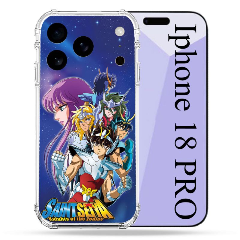 Coque Renforcée Pour Iphone 18 Pro Les Chevaliers Du Zodiaque