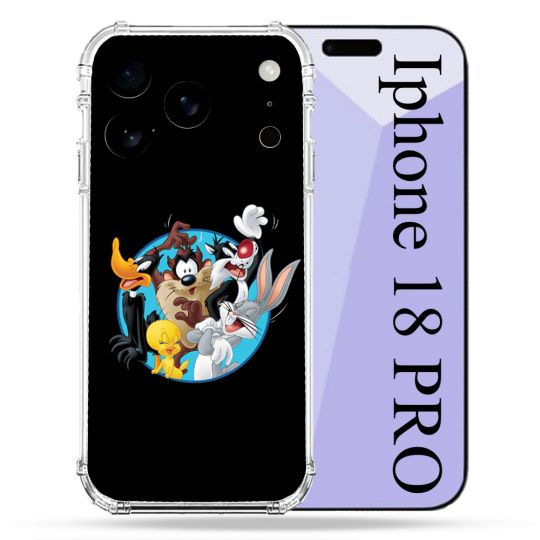 Coque Renforcée Pour Iphone 18 Pro Looney Tunes