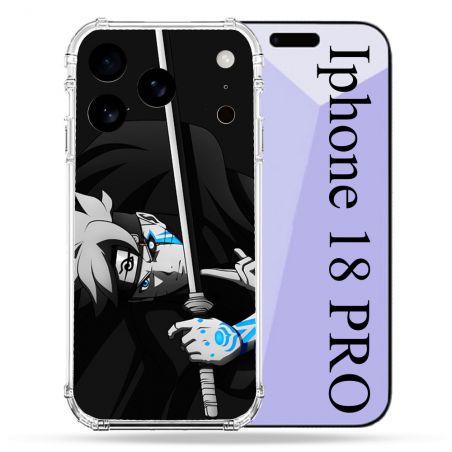 Coque Renforcée Pour Iphone 18 Pro Manga Boruto Epée