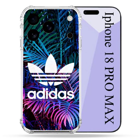 Coque Renforcée Pour Iphone 18 Pro Max Adidas Palmier