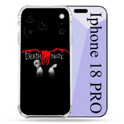 Coque Renforcée Pour Iphone 18 Pro Manga Death Note Noir