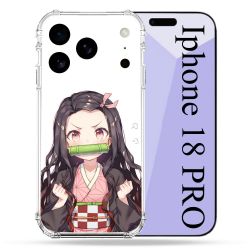 Coque Renforcée Pour Iphone 18 Pro Manga Demon Slayer Nezuko