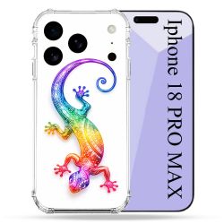Coque Renforcée Pour Iphone 18 Pro Max Animal Salamandre Color 2026