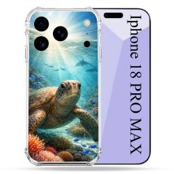 Coque Renforcée Pour Iphone 18 Pro Max Animal Tortue Marine