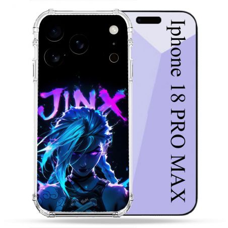 Coque Renforcée Pour Iphone 18 Pro Max Arcane Jinx Night