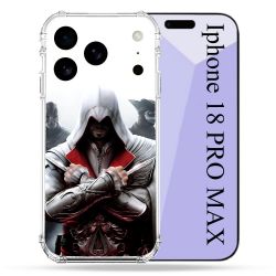 Coque Renforcée Pour Iphone 18 Pro Max Assassin Creed Mask
