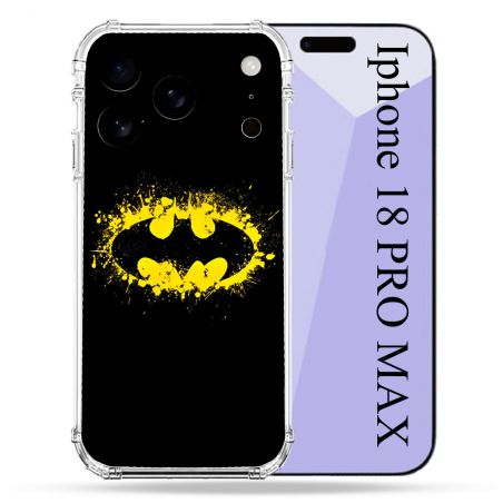 Coque Renforcée Pour Iphone 18 Pro Max Batman Logo