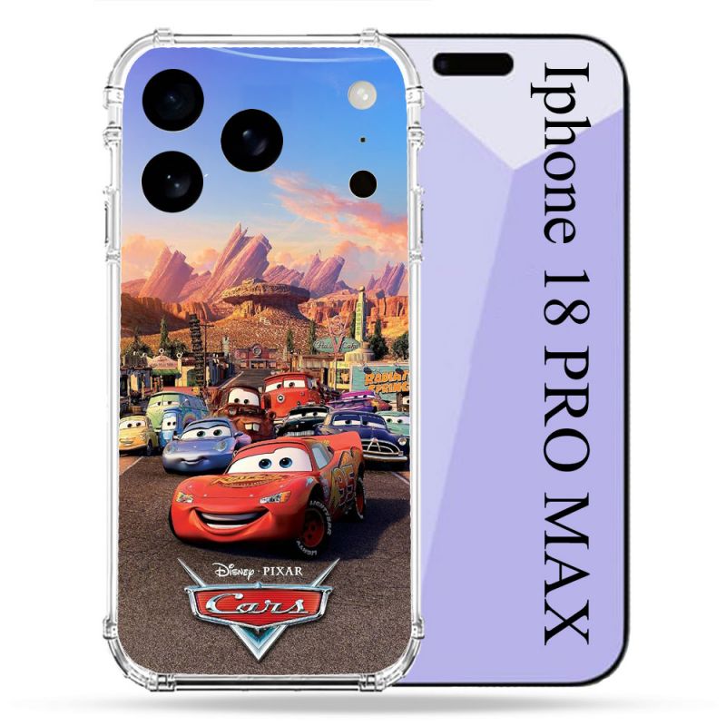 Coque Renforcée Pour Iphone 18 Pro Max Cars Affiche