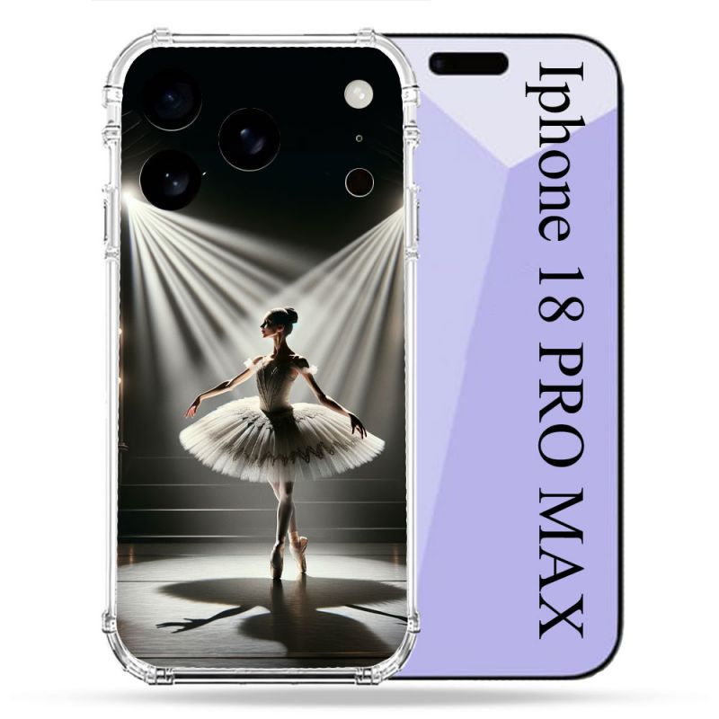 Coque Renforcée Pour Iphone 18 Pro Max Danseuse Lumière