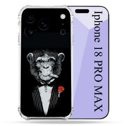 Coque Renforcée Pour Iphone 18 Pro Max Decale Singe Mafia