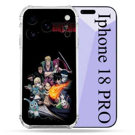 Coque Renforcée Pour Iphone 18 Pro Manga Fairy Tail Logo Team