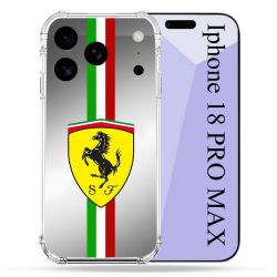 Coque Renforcée Pour Iphone 18 Pro Max Ferrari Ligne