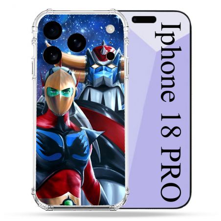 Coque Renforcée Pour Iphone 18 Pro Manga Goldorak