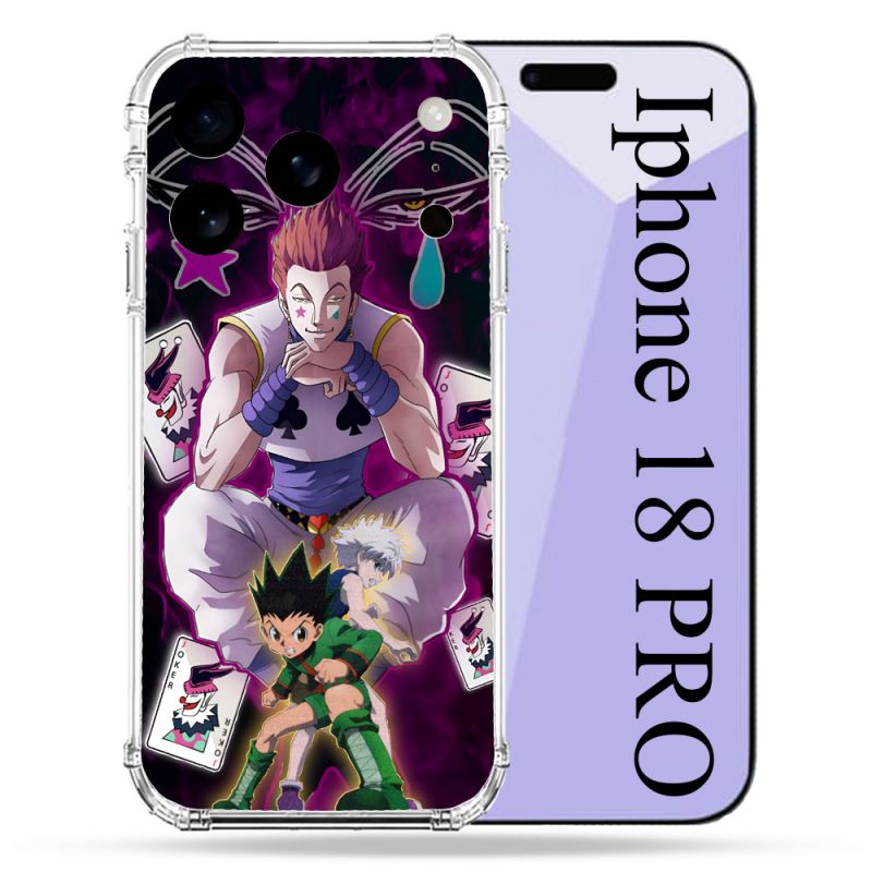Coque Renforcée Pour Iphone 18 Pro Manga Hunter X Hunter Hisoka