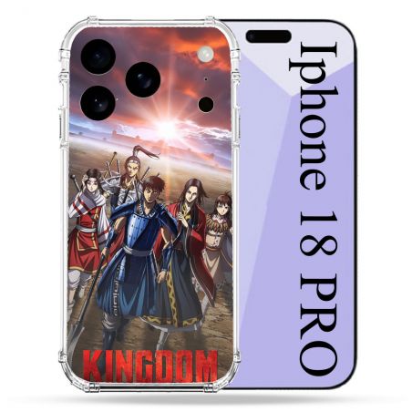 Coque Renforcée Pour Iphone 18 Pro Manga Kingdom Affiche