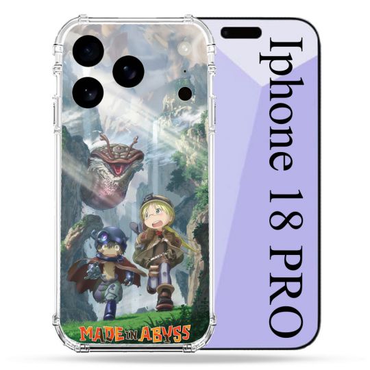 Coque Renforcée Pour Iphone 18 Pro Manga Made In Abyss Affiche