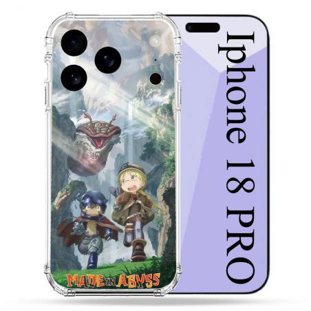 Coque Renforcée Pour Iphone 18 Pro Manga Made In Abyss Affiche