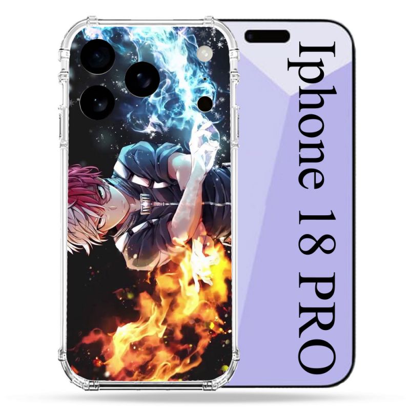 Coque Renforcée Pour Iphone 18 Pro Manga My Hero Academia Shoto