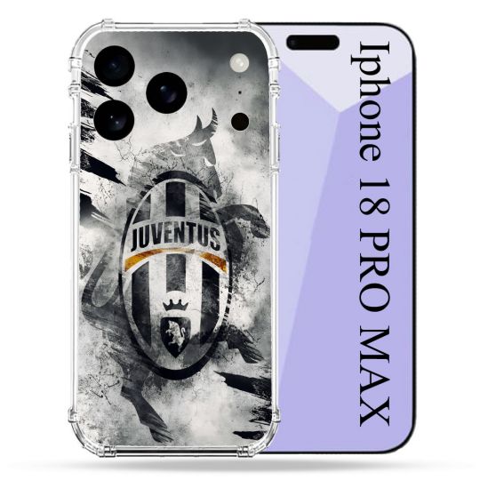 Coque Renforcée Pour Iphone 18 Pro Max Foot Juventus Turin