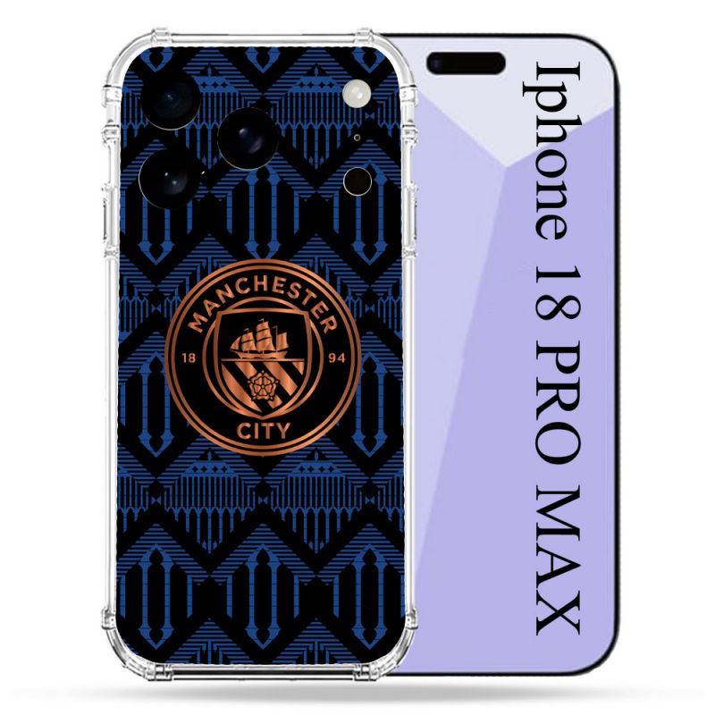 Coque Renforcée Pour Iphone 18 Pro Max Foot Manchester City