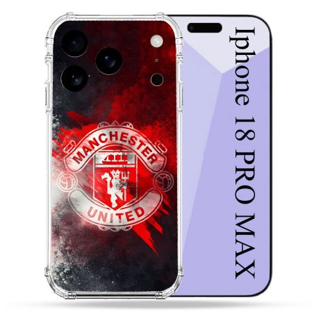 Coque Renforcée Pour Iphone 18 Pro Max Foot Manchester United