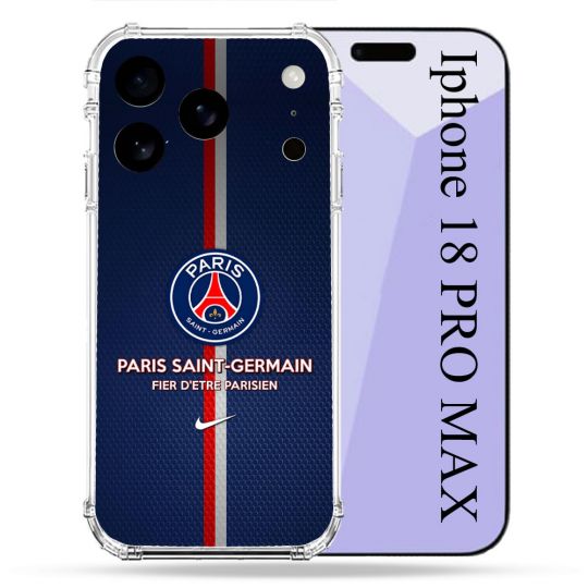 Coque Renforcée Pour Iphone 18 Pro Max Foot PSG Fier