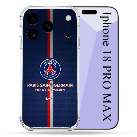 Coque Renforcée Pour Iphone 18 Pro Max Foot PSG Fier