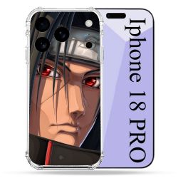 Coque Renforcée Pour Iphone 18 Pro Manga Naruto Itachi Visage