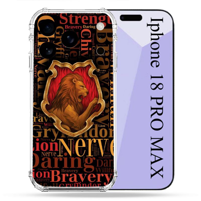 Coque Renforcée Pour Iphone 18 Pro Max Harry Potter Griffondor