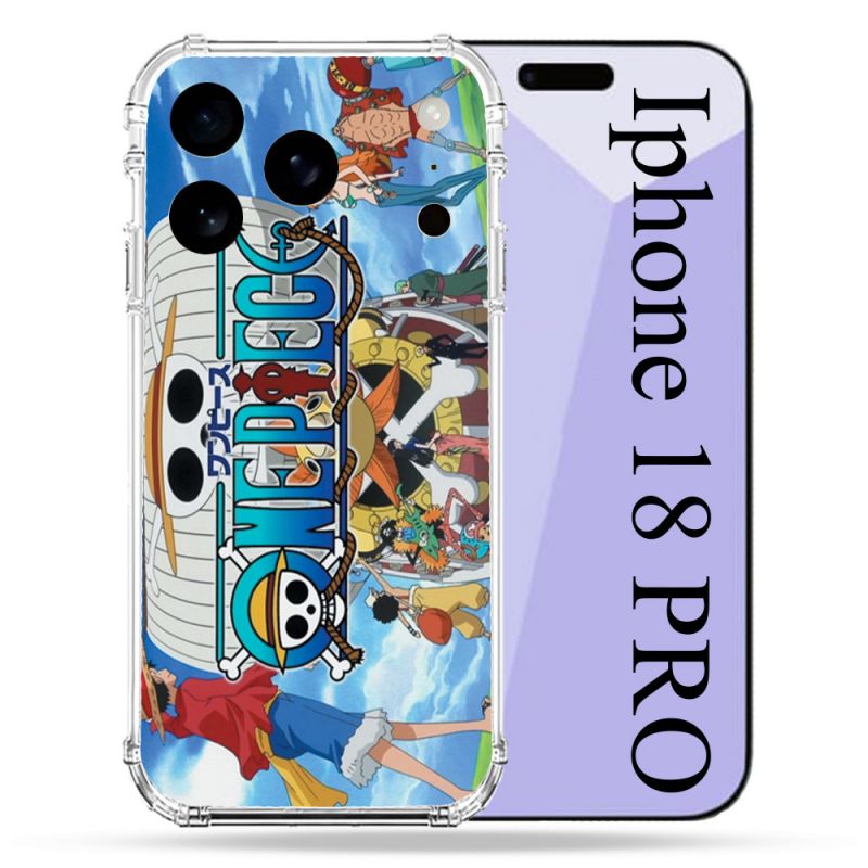 Coque Renforcée Pour Iphone 18 Pro Manga One Piece Sunny