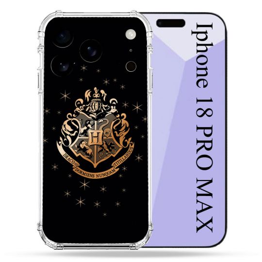 Coque Renforcée Pour Iphone 18 Pro Max Harry Potter Poudlard